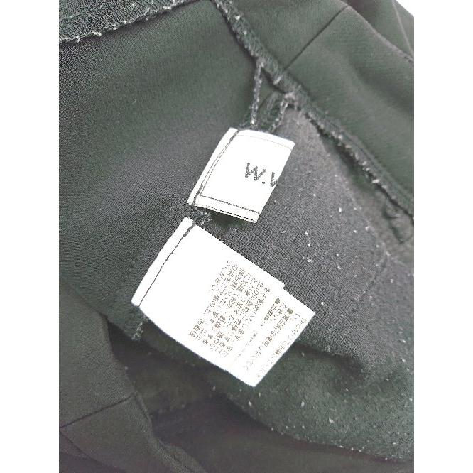 ◇ W.W.G きれいめ シンプル 無地 フォーマル ブーツカット スラックス パンツ フリーサイズ ブラック レディース E - 画像 (2)