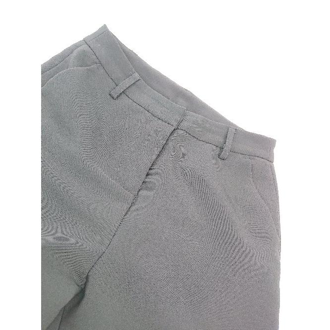 ◇ W.W.G きれいめ シンプル 無地 フォーマル ブーツカット スラックス パンツ フリーサイズ ブラック レディース E - 画像 (4)