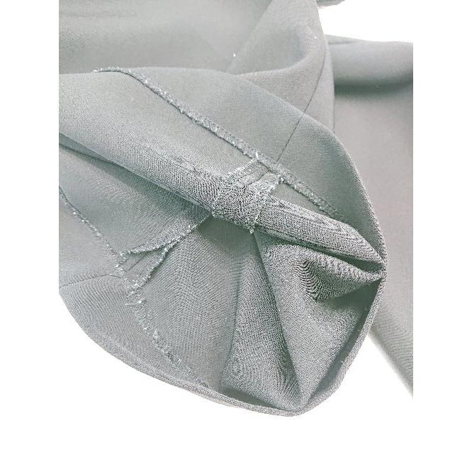 ◇ W.W.G きれいめ シンプル 無地 フォーマル ブーツカット スラックス パンツ フリーサイズ ブラック レディース E - 画像 (7)