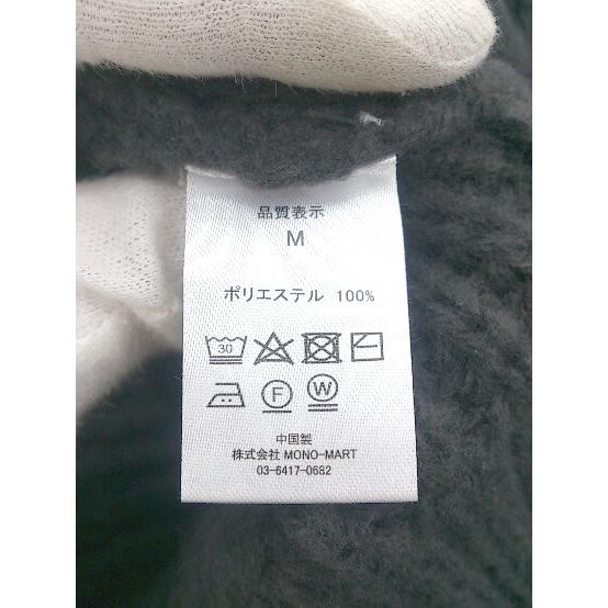 ◇ MONO-MART モノマート 長袖 ポロ ニット セーター サイズ M ブラック メンズ E - 画像 (3)