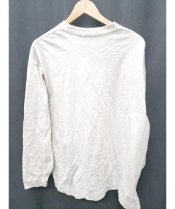 ◇ Θ WYM LIDNM ウィム バイ リドム シンプル 無地 長袖 Tシャツ サイズL ホワイト系 メンズ P