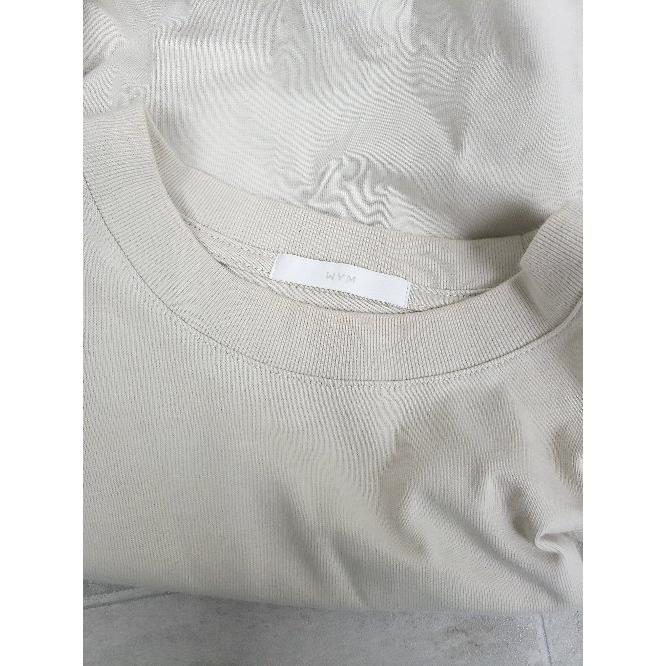 ◇ Θ WYM LIDNM ウィム バイ リドム シンプル 無地 長袖 Tシャツ サイズL ホワイト系 メンズ P - 画像 (2)