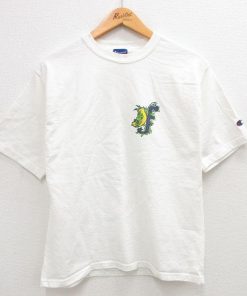 Champion M/古着 チャンピオン champion 半袖 ビンテージ Tシャツ メンズ 00s sf コットン クルーネック 白 ホワイト 24may29 中古