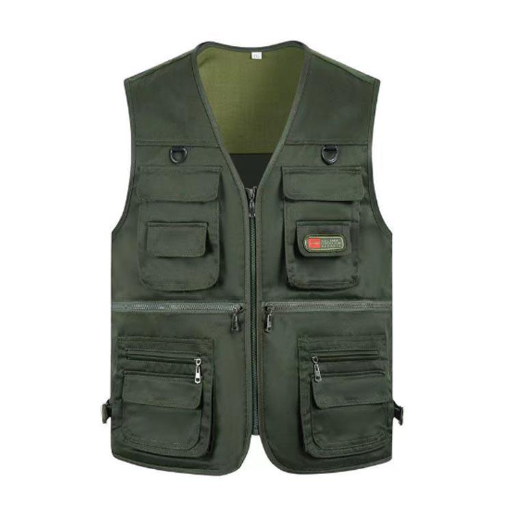 多機能ベスト ベスト メンズ フィッシングベスト お釣りベスト 多機能 作業ベスト アウトドアベスト キャンプベスト 登山ベスト カメラマンベスト ワ - 画像 (4)