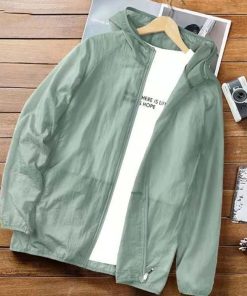 2枚セット UVカット パーカー メンズ 接触冷感 ウインドブレーカー 長袖 サマージャケット ブルゾン アウター ジャケット ジャンパー 薄手 紫外