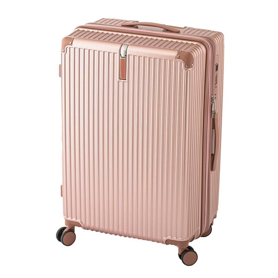 CICIBELLA cicibella スーツケース ししべら キャリーケース キャリーバッグ USBポート Mサイズ 3〜7泊 大容量 多収納ポケット トランク 軽量 TSAロック GOTOトラベル - 画像 (5)
