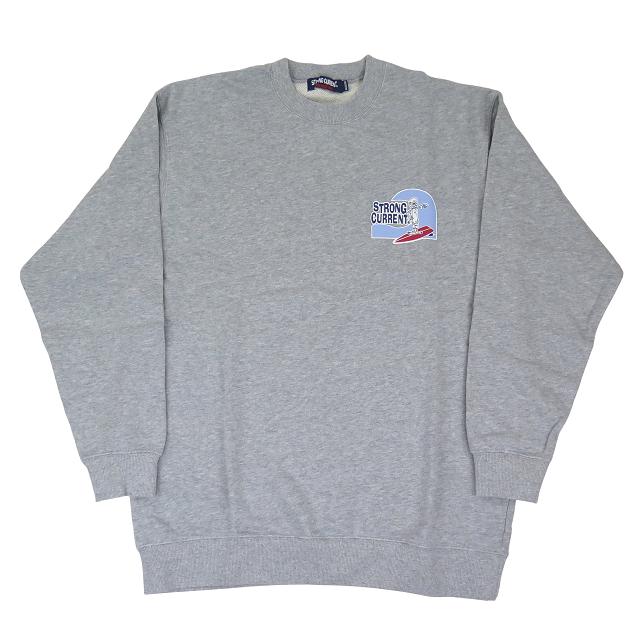 トレーナー メンズ 長袖 新作 ストロングカレント サーフブランド ハワイアン (メンズ/M.グレー) 244SC1TR073 ハワイアン雑貨 カジュアル おしゃれ ハワイ