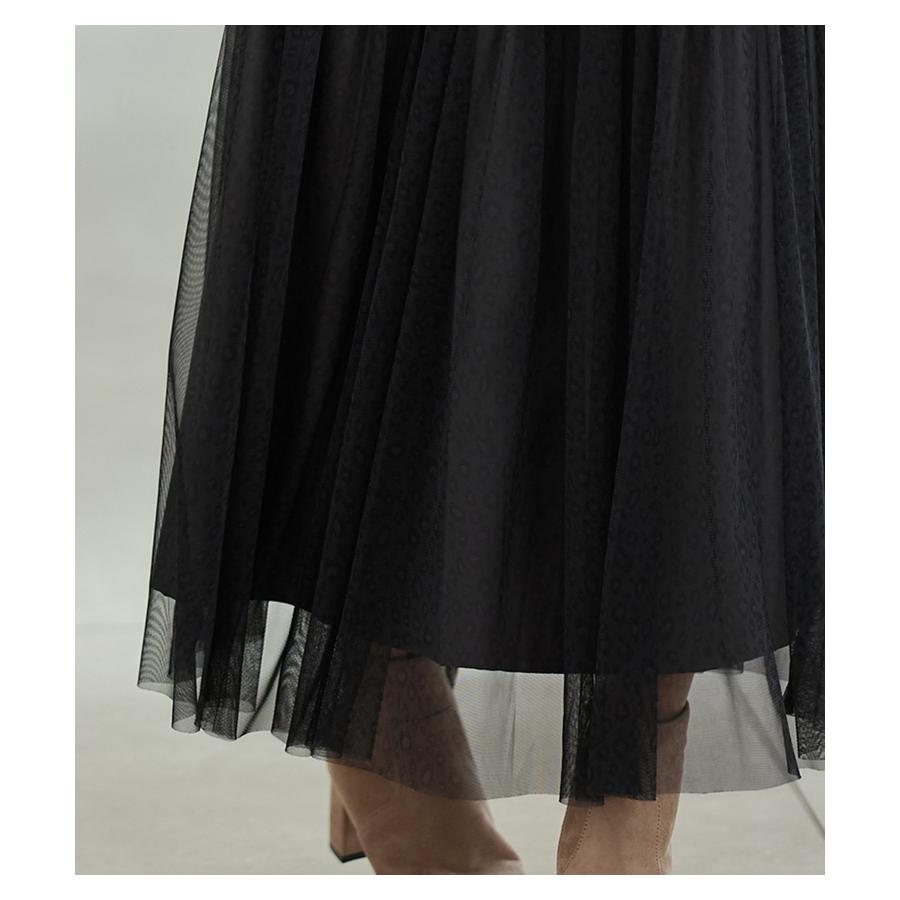 Honeys ボトムス スカート ロングスカート ロング丈 チュール ギャザー ティアード 無地 レディース SALE ハニーズ チュールスカート - 画像 (7)