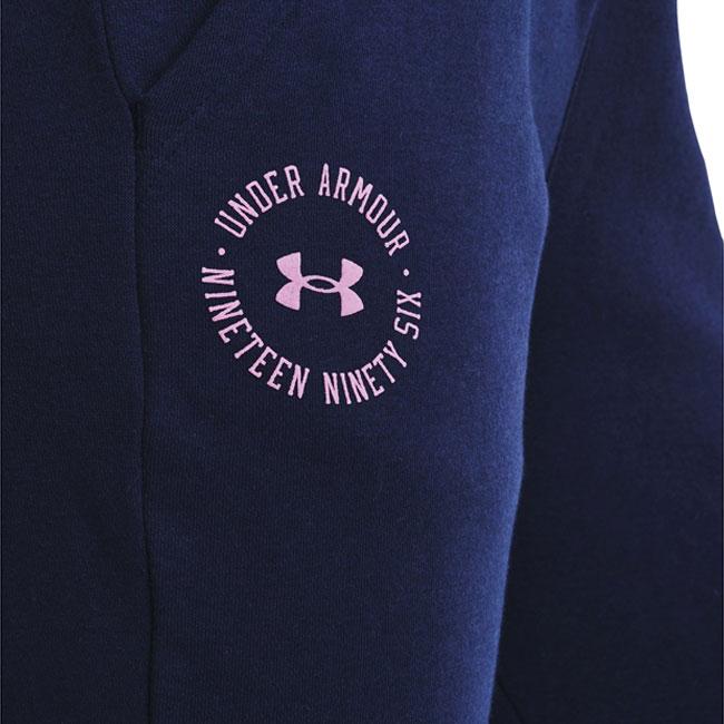 在庫一掃セール UNDER ARMOUR アンダーアーマー ライバルフリース クレスト ジョガーパンツ MDN/JEF 1373025-410 - 画像 (6)