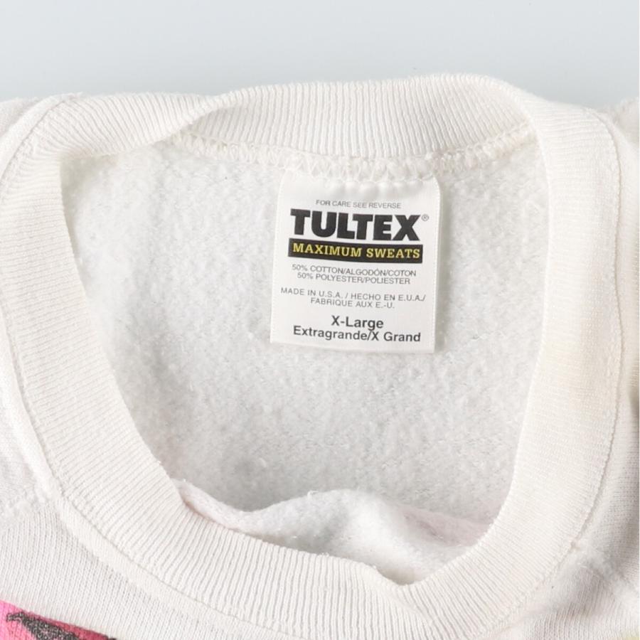 古着 90年代 タルテックス TULTEX アート プリントスウェットシャツ トレーナー USA製 メンズXL相当 ヴィンテージ /eaa479912 【SS2506_30】 - 画像 (2)