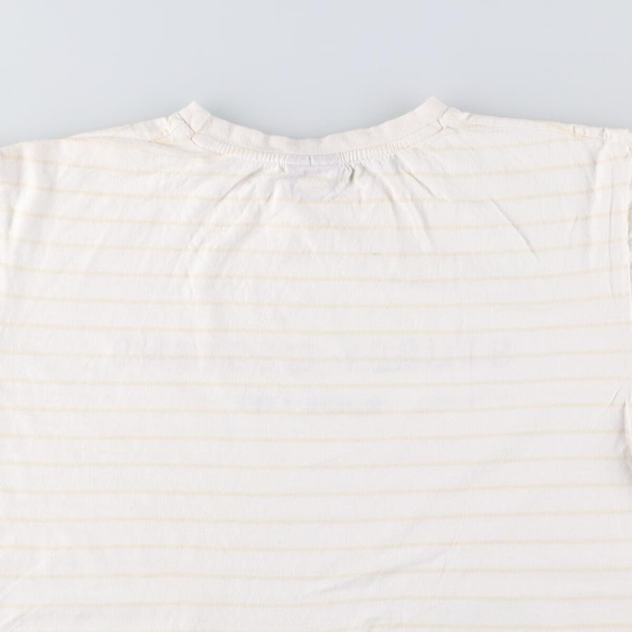 STUSSY 古着 ステューシー ボーダーTシャツ メンズL相当 /eaa535408 【SS2509_30】 - 画像 (8)