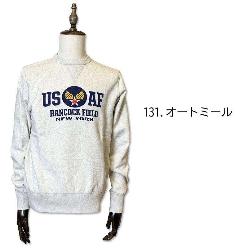 BUZZ RICKSON'S BR69063 セットイン クルー バズリクソンズ U.S.A.F エアフォース トレーナー スエット スウェット 裏起毛 ヘザーグレー ネイビー - 画像 (3)