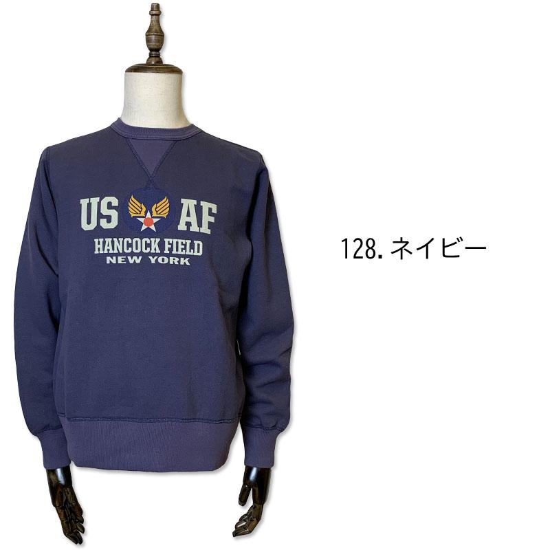BUZZ RICKSON'S BR69063 セットイン クルー バズリクソンズ U.S.A.F エアフォース トレーナー スエット スウェット 裏起毛 ヘザーグレー ネイビー - 画像 (5)