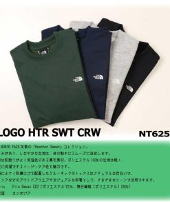 THE NORTH FACE ザ・ノース・フェイス 長袖 トレーナー NT62532 スモールロゴヘザースウェットクルー ユニセックス スウェット Heather Sweat アウトドア ロゴ
