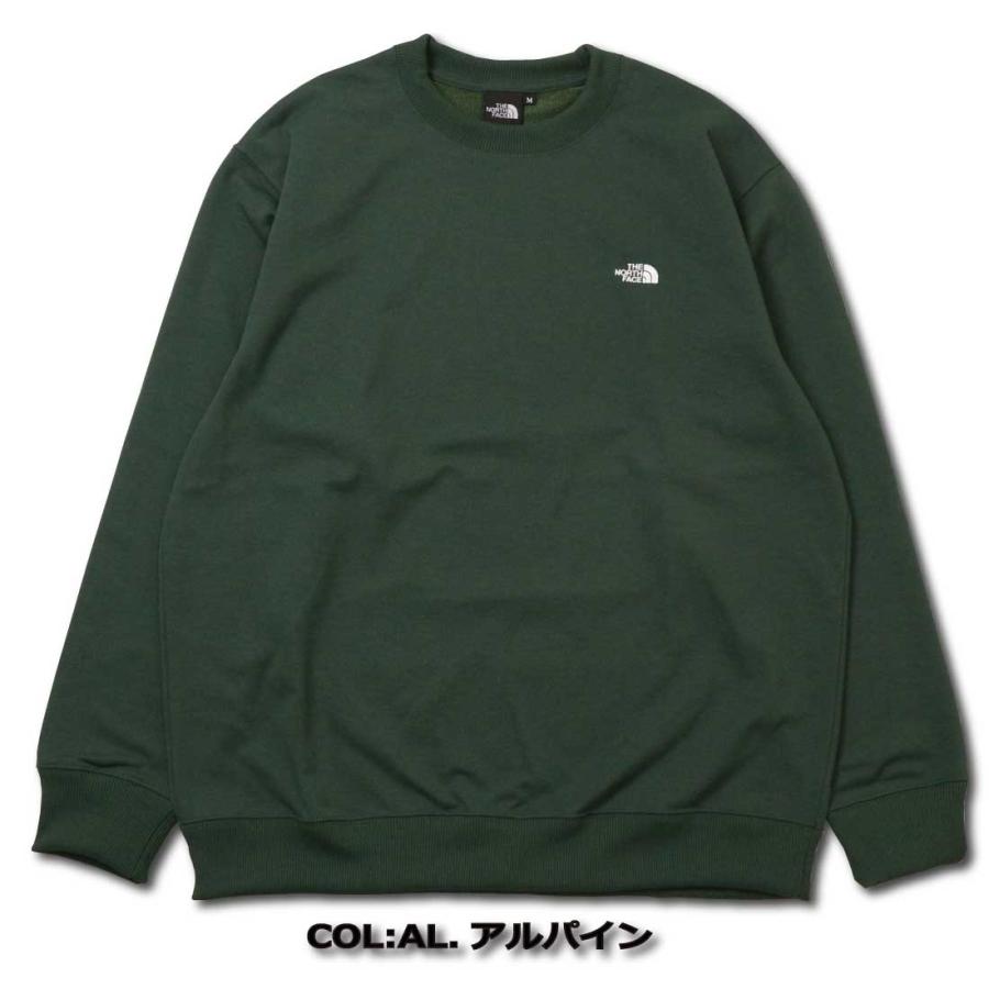 THE NORTH FACE ザ・ノース・フェイス 長袖 トレーナー NT62532 スモールロゴヘザースウェットクルー ユニセックス スウェット Heather Sweat アウトドア ロゴ - 画像 (2)