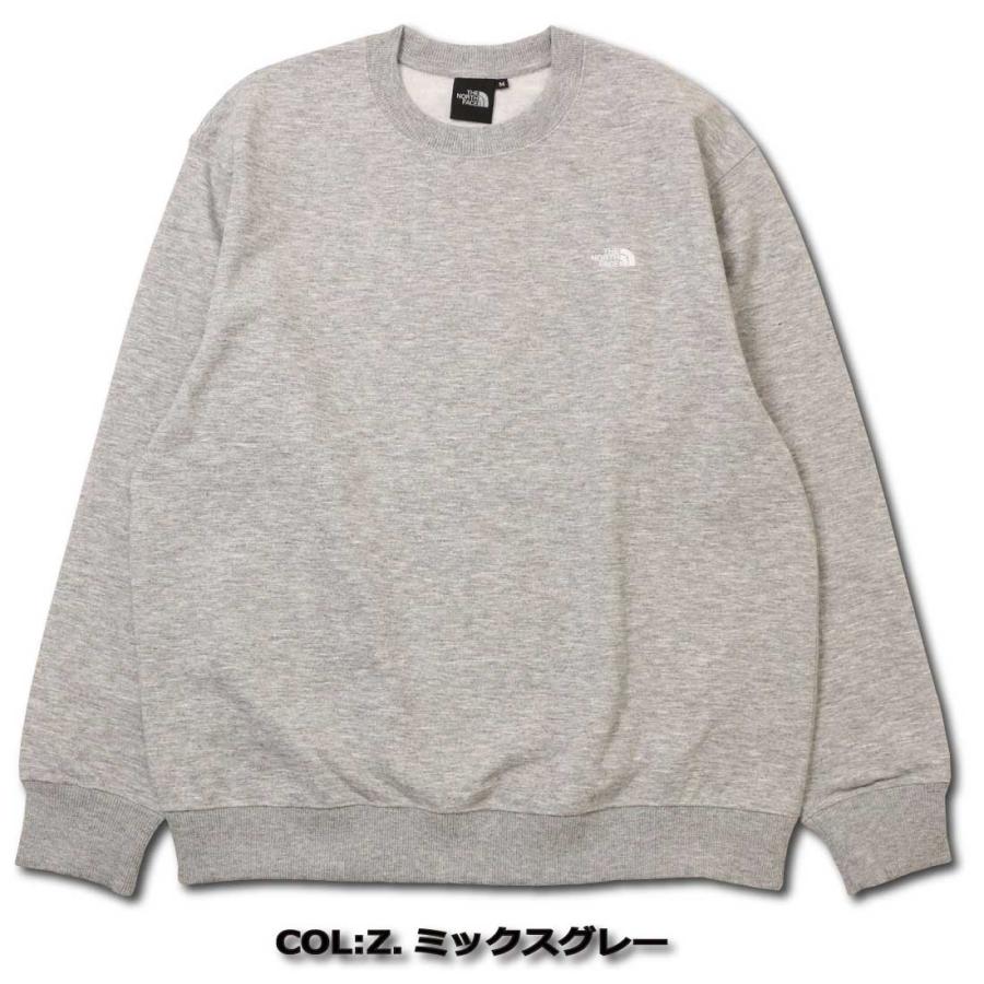THE NORTH FACE ザ・ノース・フェイス 長袖 トレーナー NT62532 スモールロゴヘザースウェットクルー ユニセックス スウェット Heather Sweat アウトドア ロゴ - 画像 (8)