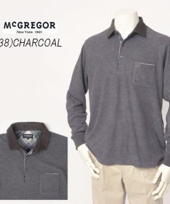McGREGOR 40%OFF McGREGOR　111613609 ソフトウォームカットソー メンズ 長袖  シャツ 38)チャコール 49)ネイビー 秋服 冬服