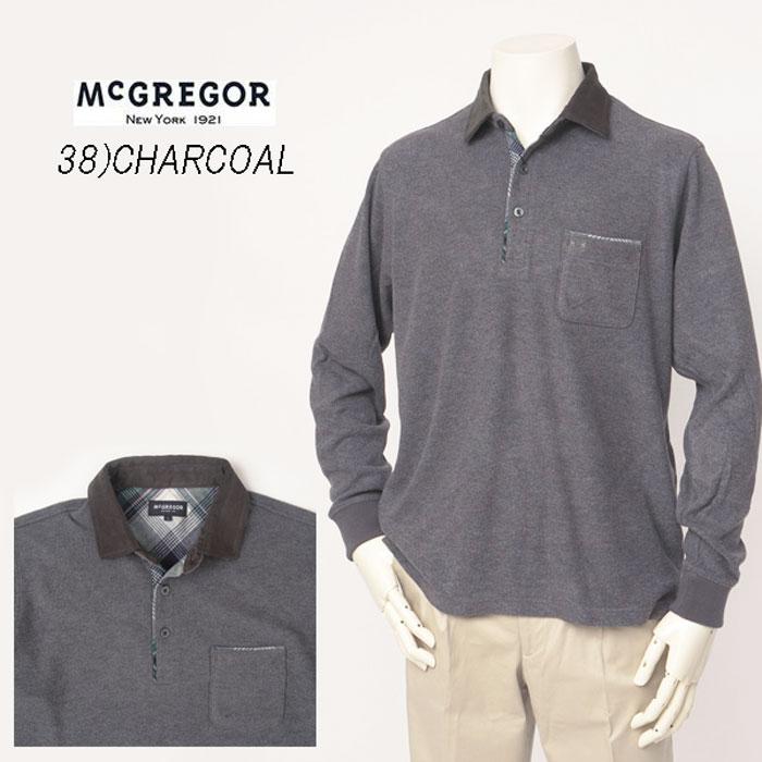 McGREGOR 40%OFF McGREGOR 111613609 ソフトウォームカットソー メンズ 長袖 シャツ 38)チャコール 49)ネイビー 秋服 冬服