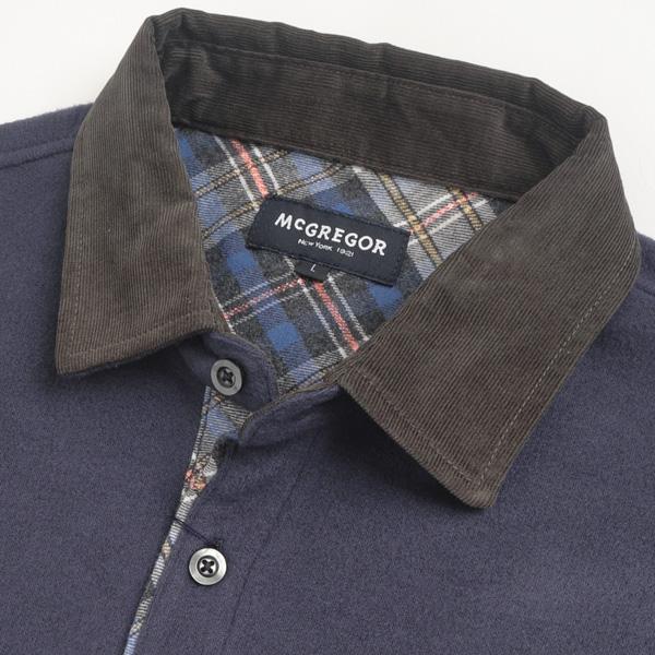 McGREGOR 40%OFF McGREGOR 111613609 ソフトウォームカットソー メンズ 長袖 シャツ 38)チャコール 49)ネイビー 秋服 冬服 - 画像 (6)