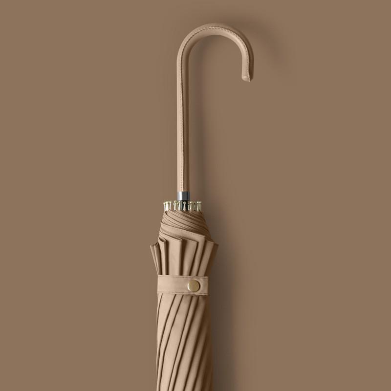 傘 長傘 レディース おしゃれ グラスファイバー傘 雨傘 日傘 ワンタッチ 梅雨対策 耐風 可愛い 撥水加工 16本骨 シンプル 折れにくい 晴雨兼用 - 画像 (8)