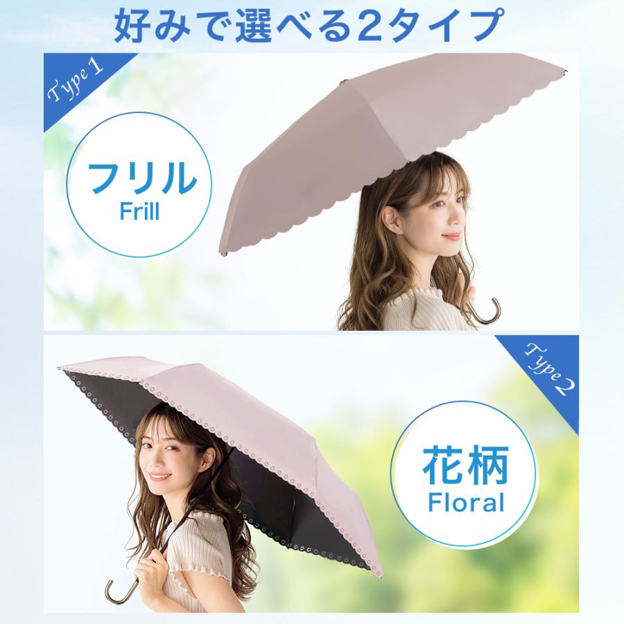 CICIBELLA 2025進化版 日傘 J型 手持ち 折りたたみ 完全遮光100% 晴雨兼用 超軽量 紫外線カット 傘 日焼け対策 雨傘 UVカット 梅雨 レディース ギフト cicibella 爆買 - 画像 (5)