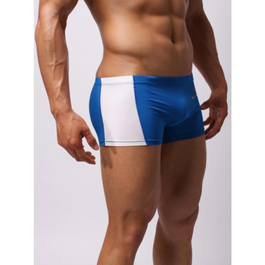 ボクサー ブーメランパンツ サーフパンツ メンズ水着 ビキニパンツ 短パン ショーツボックス ビーチズボン 海パン 水泳用品 - 画像 (5)