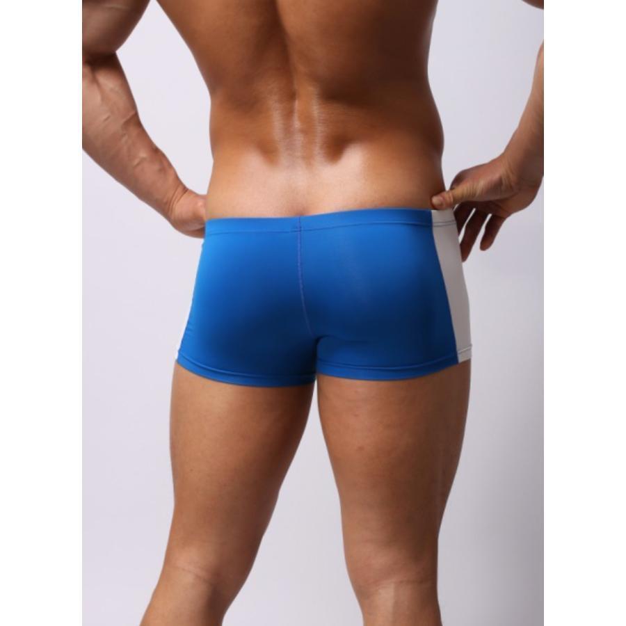 ボクサー ブーメランパンツ サーフパンツ メンズ水着 ビキニパンツ 短パン ショーツボックス ビーチズボン 海パン 水泳用品 - 画像 (7)