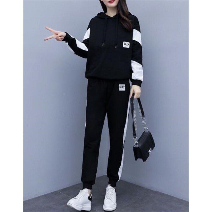 【特価】ジャージ レディース 上下 セット長袖 春秋 2点セット セットアップ 40代 パーカー 長ズボン スポーツウェア 運動服 おしやれ 部屋着 着痩せ - 画像 (3)