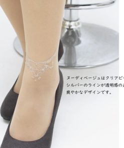 REGART メール便2足まで 3L4L5L7L8L プリントストッキング アンクレット日本製 FreeFit（フリーフィット）大きいサイズ ワンポイント