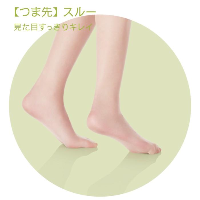 REGART 膝下 ストッキング 伝線しにくい ショートストッキング(ハイソックス丈) メール便3足まで 保湿成分配合 LEGOO レッグー レディース LegStyle - 画像 (3)