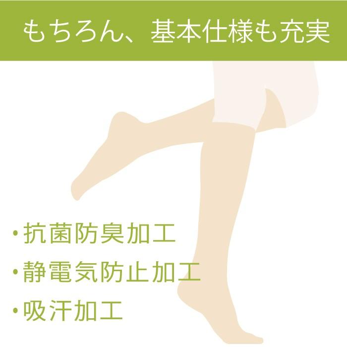 REGART 膝下 ストッキング 伝線しにくい ショートストッキング(ハイソックス丈) メール便3足まで 保湿成分配合 LEGOO レッグー レディース LegStyle - 画像 (6)