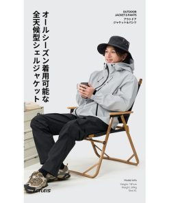 ACTLEIS レインウェア メンズ 上下 マウンテンパーカー ウィンドブレーカー マウンテンジャケット シェルジャケット レインジャケット セット 上下セット 防水 撥水