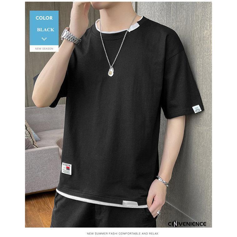 夏 半袖Tシャツ カットソー メンズ トップス Tシャツ 大きいサイズ カジュアル 薄手 吸汗速乾 スポーツウェア ストリート お兄系 ストリート系 - 画像 (7)