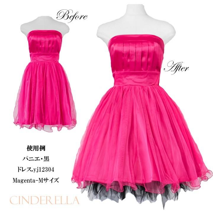 You Color パーティーパニエ カラー チュール ボリューム ゴシック ロリータ コスプレ ミニドレス ゴスロリ 結婚式 同窓会 二次会 成人式 ドレス 白 黒 赤 ピンク mx016 - 画像 (5)