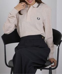 FRED PERRY フレッドペリー 【正規品】Ls Twin Tipped Shirt M3636 (アイボリー)