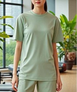 United Athle ユナイテッドアスレ 4.4オンス ドライスムース Tシャツ 半袖 ジム ヨガ ピラティス フィットネス 5700 （ライトグ