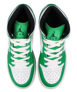 エア ジョーダン 1 NIKE AIR JORDAN MID GS ナイキ ミッド レディース LUCKY GREEN/BLACK/WHITE グリーン DQ8423-301