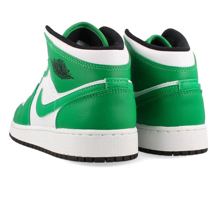 エア ジョーダン 1 NIKE AIR JORDAN MID GS ナイキ ミッド レディース LUCKY GREEN/BLACK/WHITE グリーン DQ8423-301 - 画像 (2)