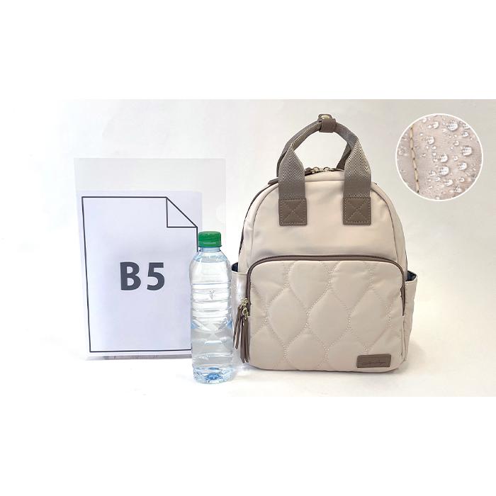 LIZDAYS キルティングラウンドミニリュック リュック リュックサック かばん 鞄 バッグ バック レディース ミニ 小さめ 撥水 はっ水 マザーズバッグ 送料無料 - 画像 (9)