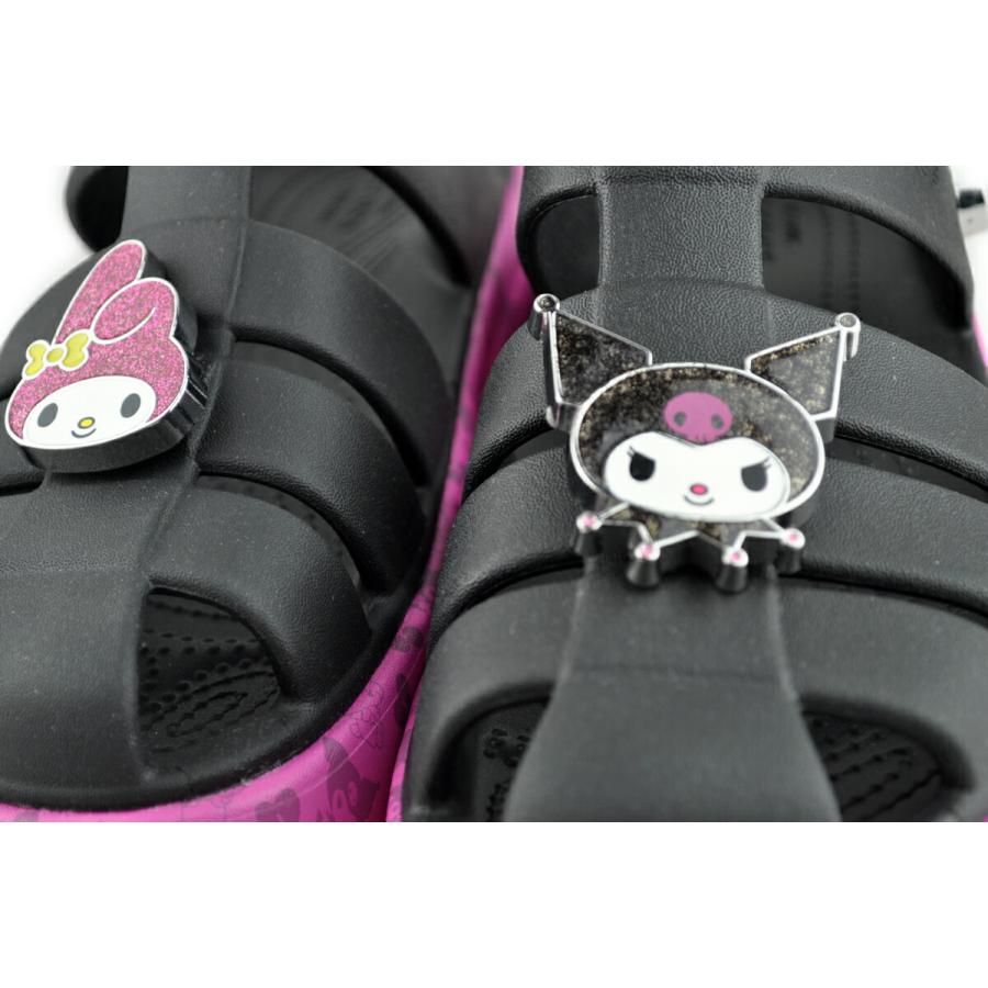 crocs クロックス マイメロディ クロミ ストンプ サンダル MY MELODY KUROMI STOMP SANDAL 210104-100 - 画像 (4)