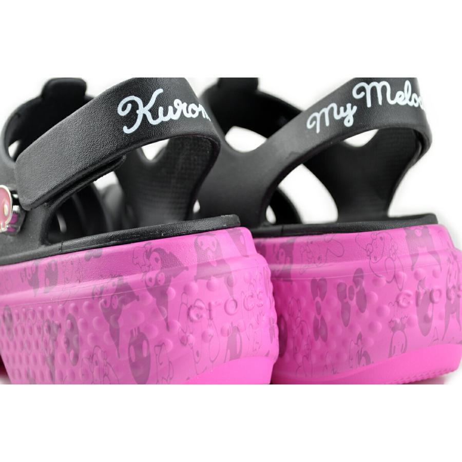 crocs クロックス マイメロディ クロミ ストンプ サンダル MY MELODY KUROMI STOMP SANDAL 210104-100 - 画像 (6)