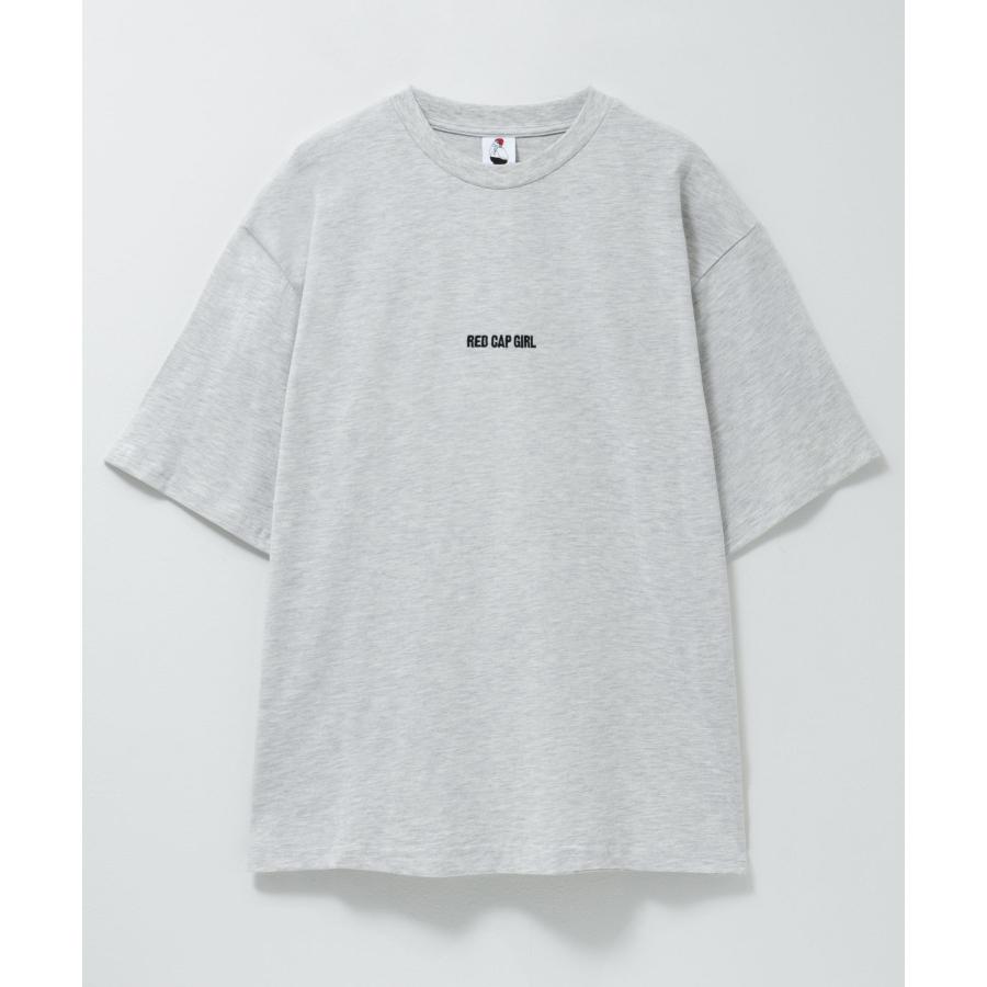 RED CAP GIRL Tシャツ メンズ 半袖 綿100% コットン バックプリント クルーネック カットソー トップス - 画像 (3)