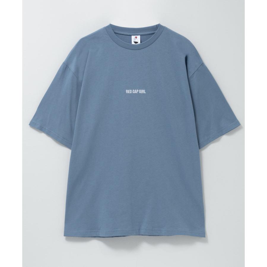 RED CAP GIRL Tシャツ メンズ 半袖 綿100% コットン バックプリント クルーネック カットソー トップス - 画像 (9)