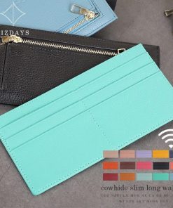 LIZDAYS 長財布 レディース 財布 革 本革 薄型 サブウォレット スキミング防止 グレーベージュ リズデイズ
