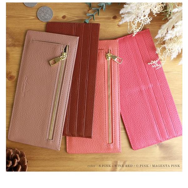 LIZDAYS 長財布 レディース 財布 革 本革 薄型 サブウォレット スキミング防止 グレーベージュ リズデイズ - 画像 (5)