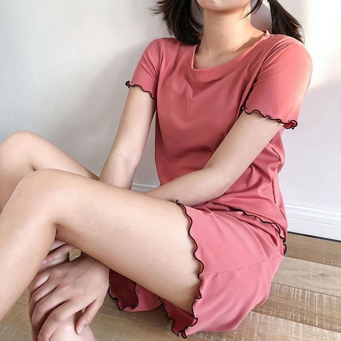 上下セット レディース パジャマ セットアップ スポーツウェア 部屋着 ルームウェア 運動着 ランニング ジョギング - 画像 (4)