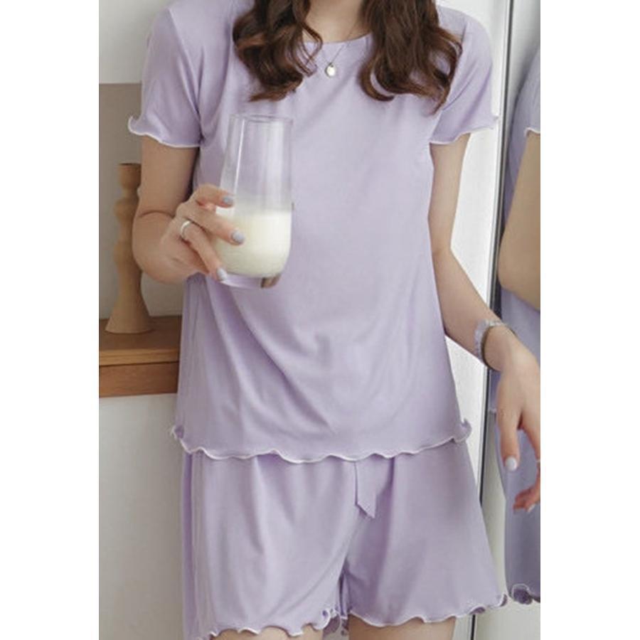 上下セット レディース パジャマ セットアップ スポーツウェア 部屋着 ルームウェア 運動着 ランニング ジョギング - 画像 (2)