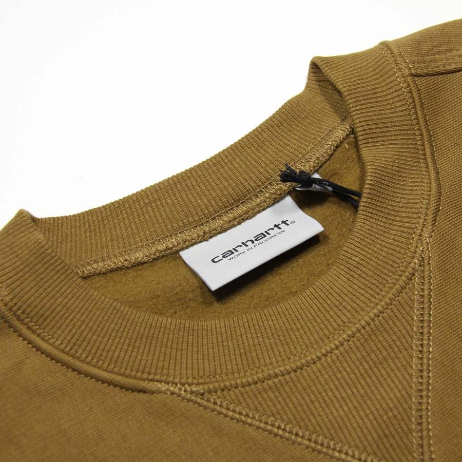 Carhartt 【ボーナスストア 誰でも+5% 9/27 0:00〜10/5 23:59】 カーハート トレーナー メンズ 正規販売店 CARHARTT WIP 無地 スウェット ワンポイントロゴ AMERICAN - 画像 (9)