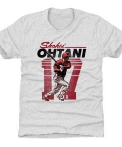 MLB 大谷翔平 エンゼルス Tシャツ ユース キッズ Retro R 500Level アッシュ