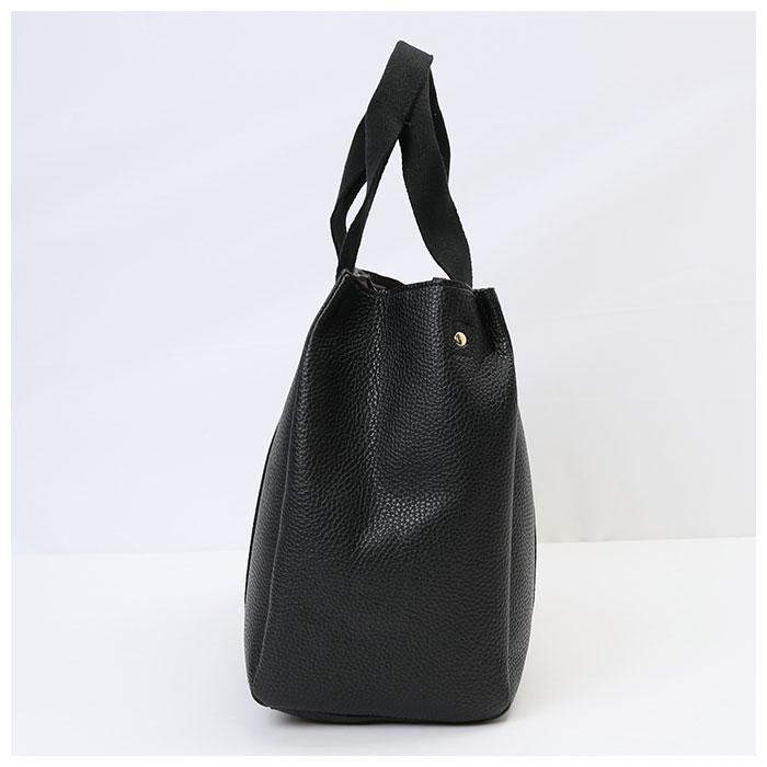 リズデイズ 通販リズデイズ LIZDAYS トートバッグ レディース キャンバス 2way ショルダーバッグ 斜めがけ 肩掛け オフィスバッグ バッグ M 仕切り 整理 3つ仕 - 画像 (5)